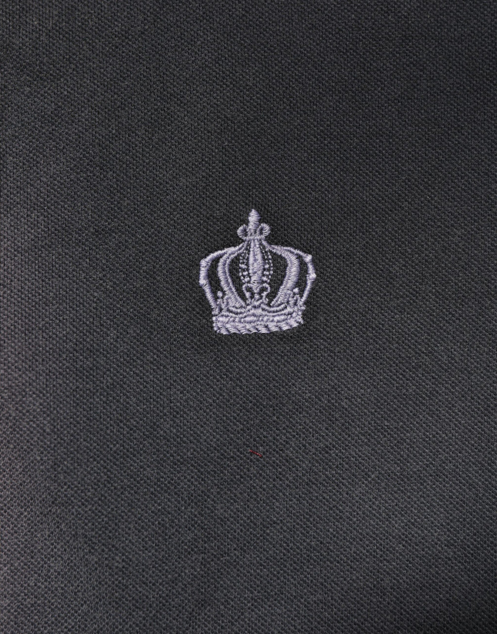 Dolce & Gabbana Gray Cotton Crown Collared Men Polo T-shirt