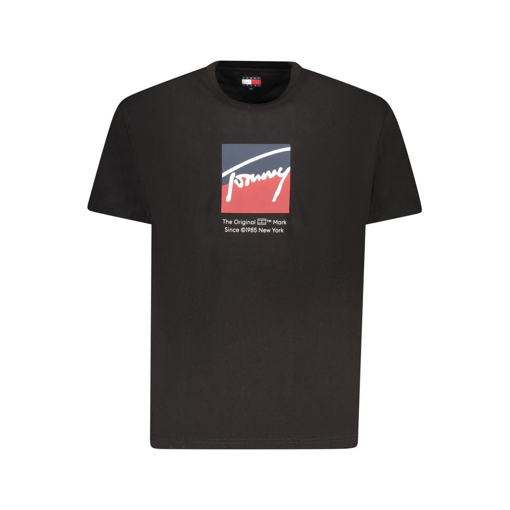 Tommy Hilfiger Black Cotton T-Shirt