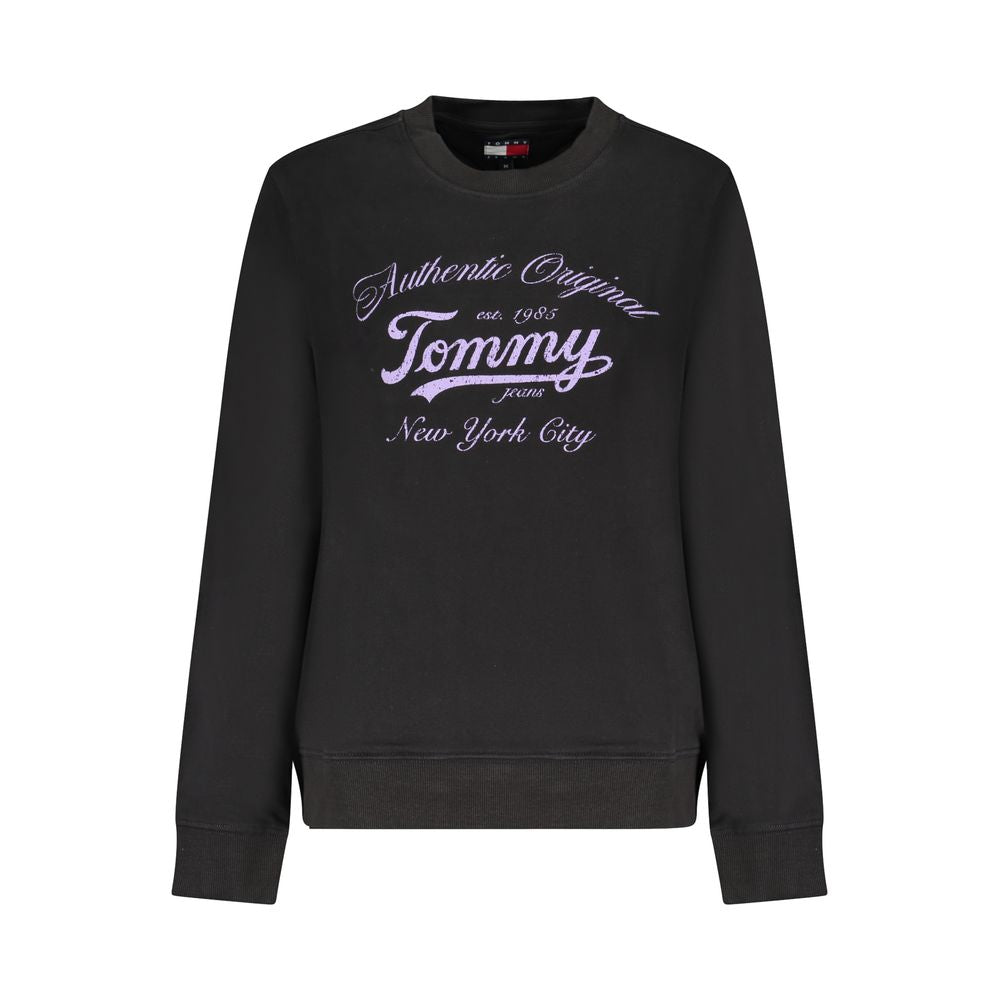 Tommy Hilfiger Black Cotton Sweater