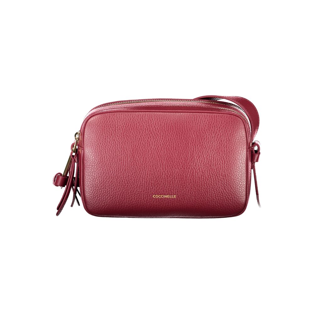 Coccinelle Purple Leather Handbag