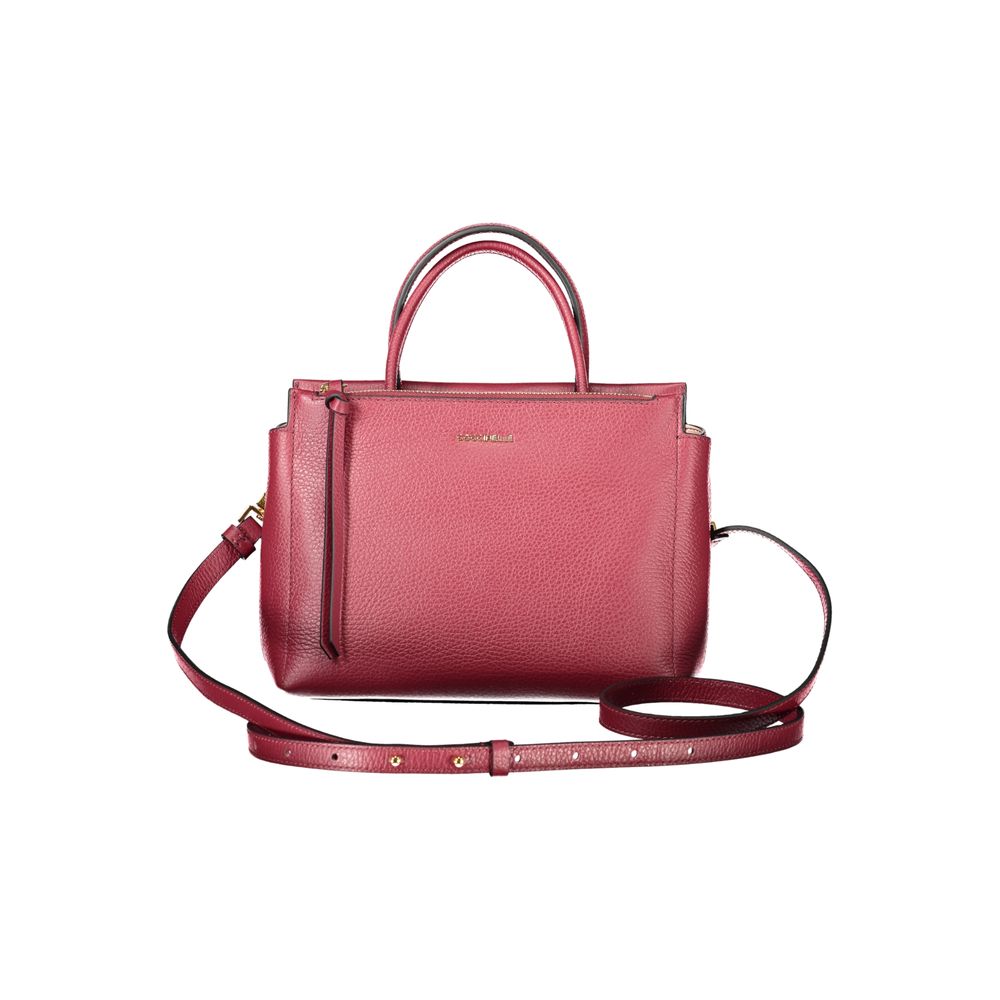 Coccinelle Purple Leather Handbag