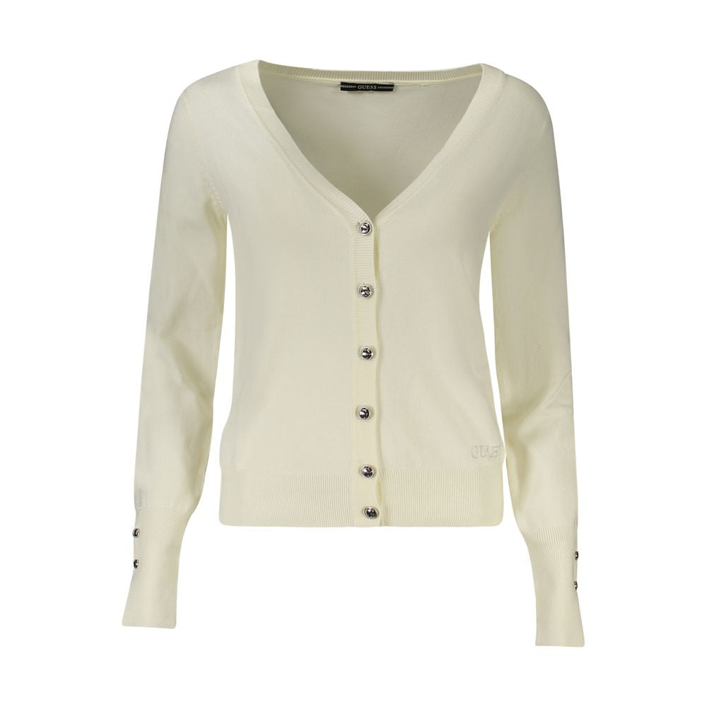 Guess Jeans White Viscose Sweater