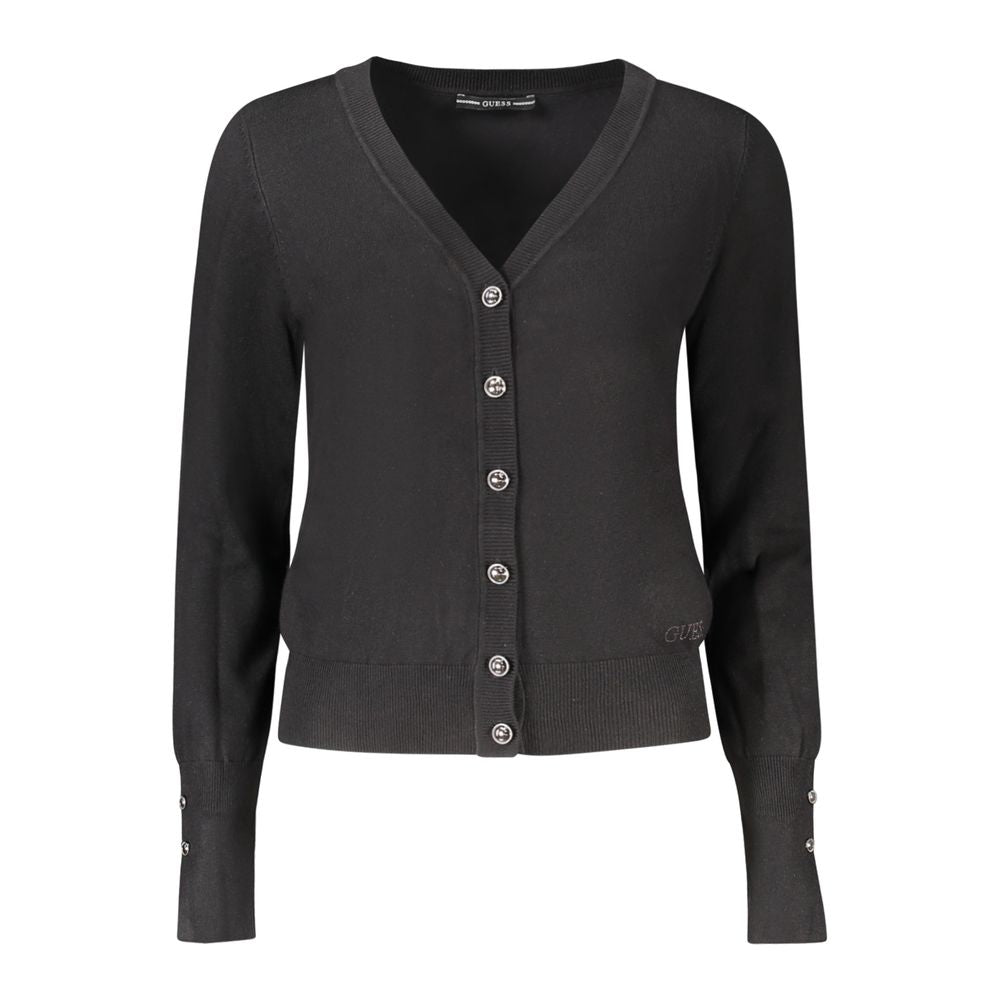 Guess Jeans Black Viscose Sweater