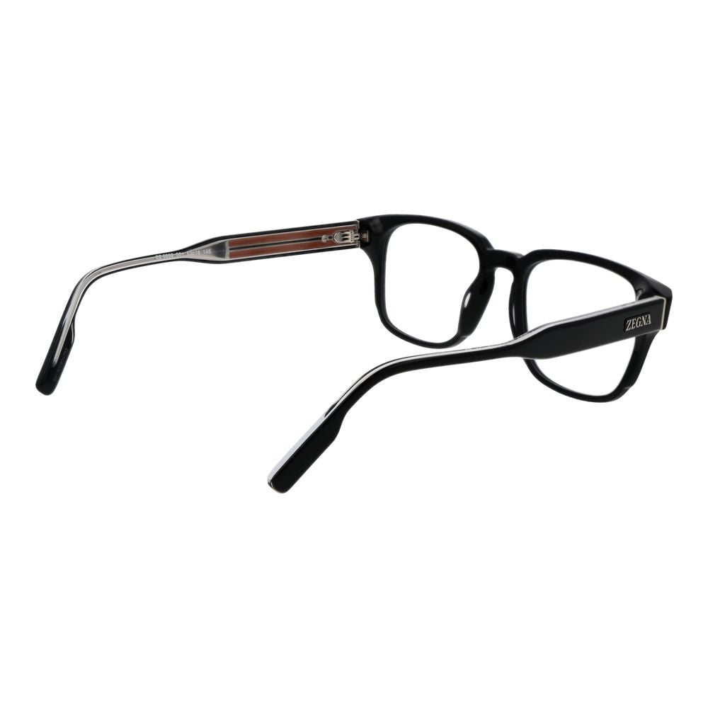 Monturas de Gafas Ópticas Ermenegildo Zegna Negras para Hombre