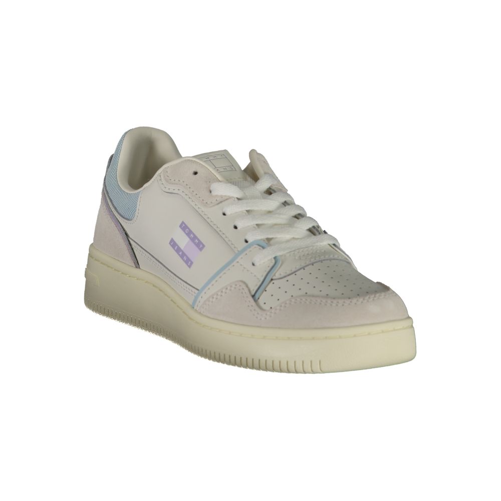 Tommy Hilfiger White Polyester Sneaker