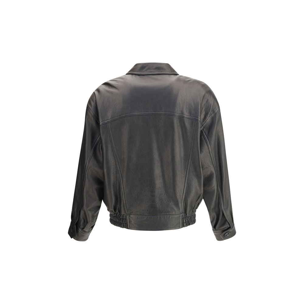 Saint Laurent Balloon Leather Jacket