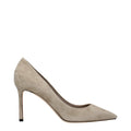 Jimmy Choo Gray Leather High Heel Pumps