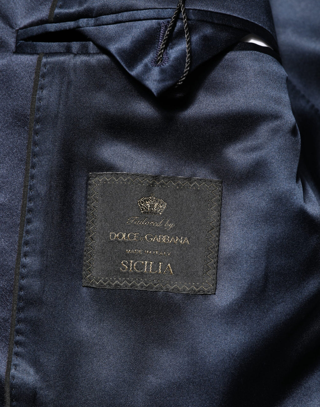 Dolce & Gabbana Black 3 Piece Wool Silk Blend Suit SICILIA