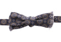 Dolce & Gabbana Blue Silk Baroque Fantasi Tied Bow Tie Papillon