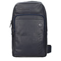 Piquadro Blue Leather Crossbody Bags