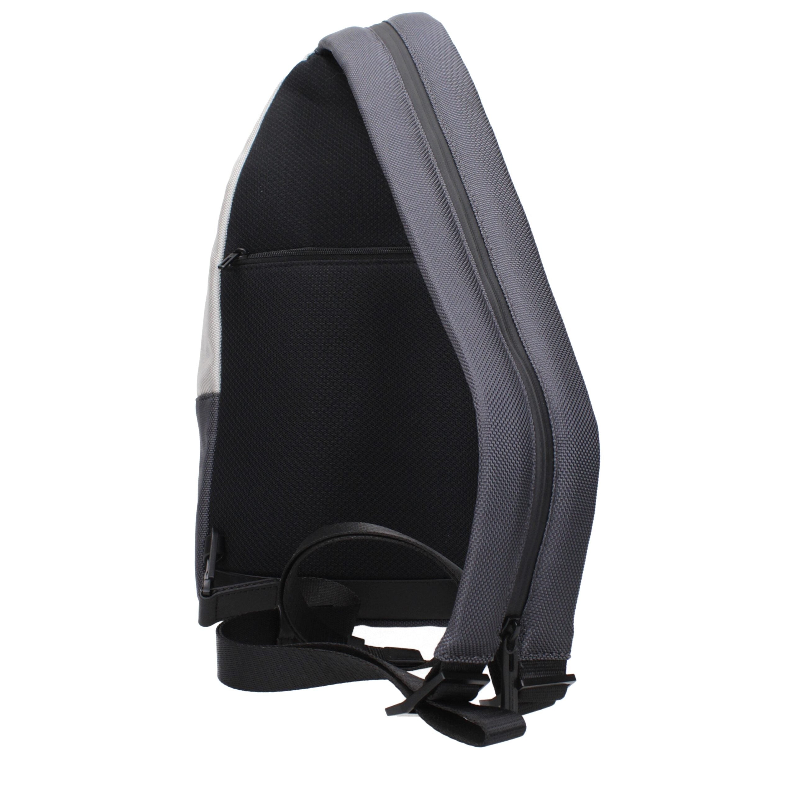 Piquadro Gray Fabric Backpacks