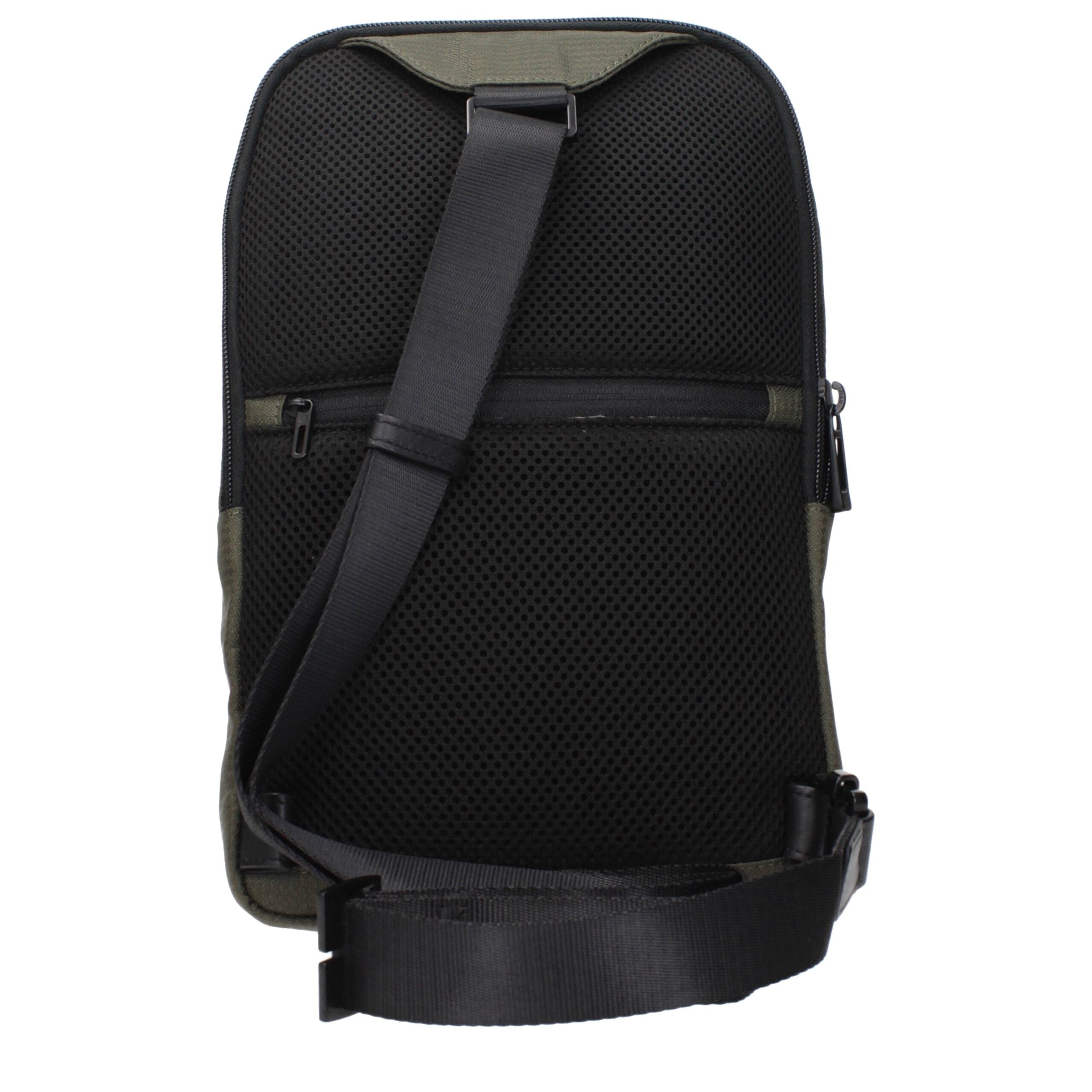 Piquadro Green Fabric Crossbody Bags