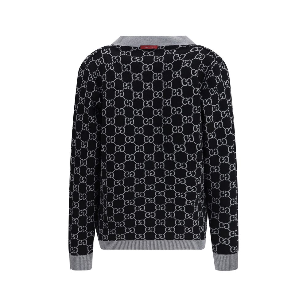 Gucci L/S V/NK CRDGN FINE WO GG TUB