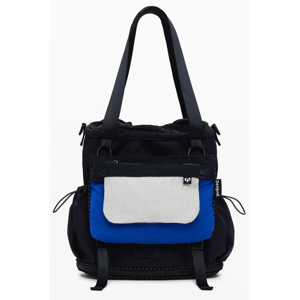 Desigual Black Polyester Women's Convertible Bag