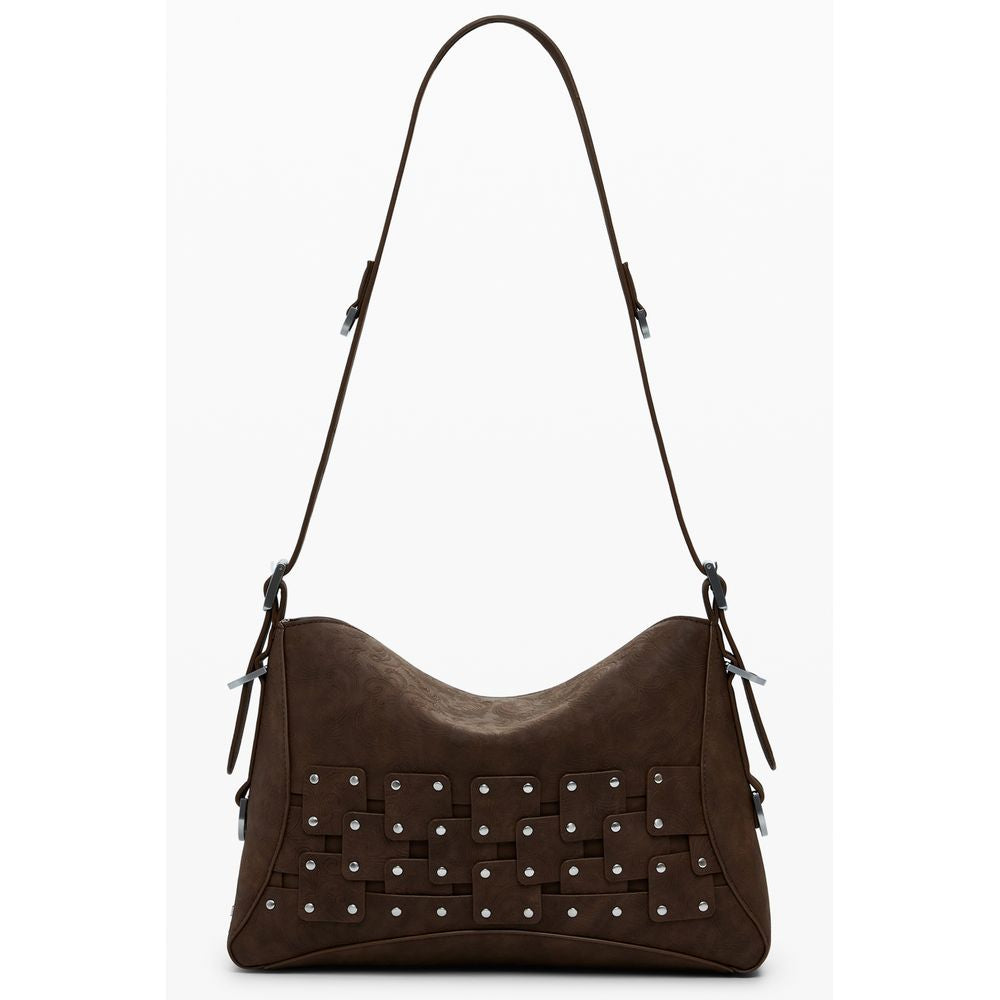 Desigual Brown Polyethylene Handbag