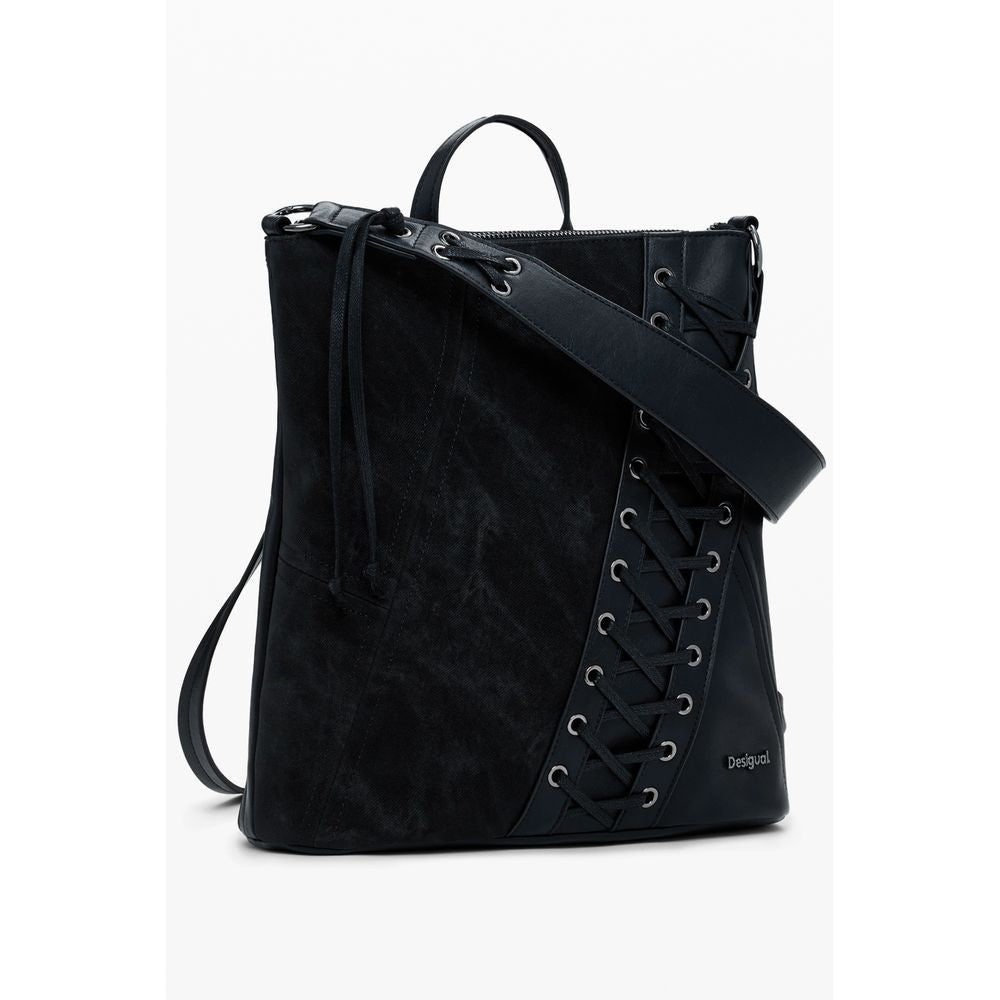 Desigual Black Polyethylene Backpack