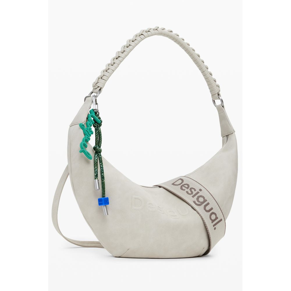 Desigual Beige Polyethylene Handbag