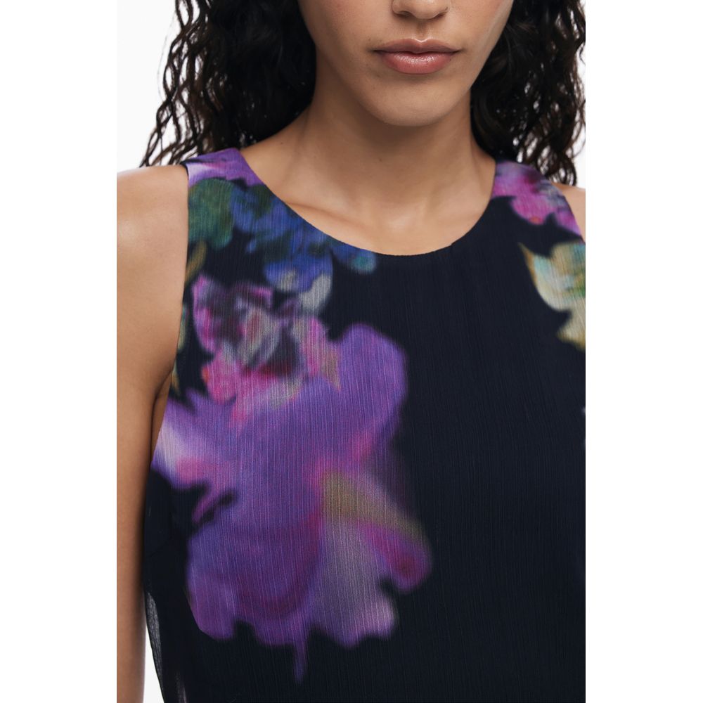 Desigual Black Polyester Dress