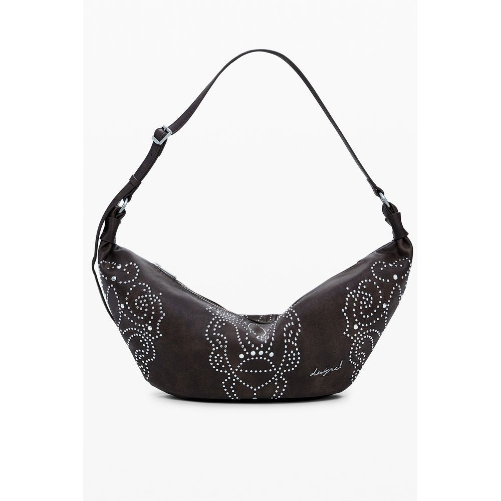 Desigual Brown Polyethylene Handbag