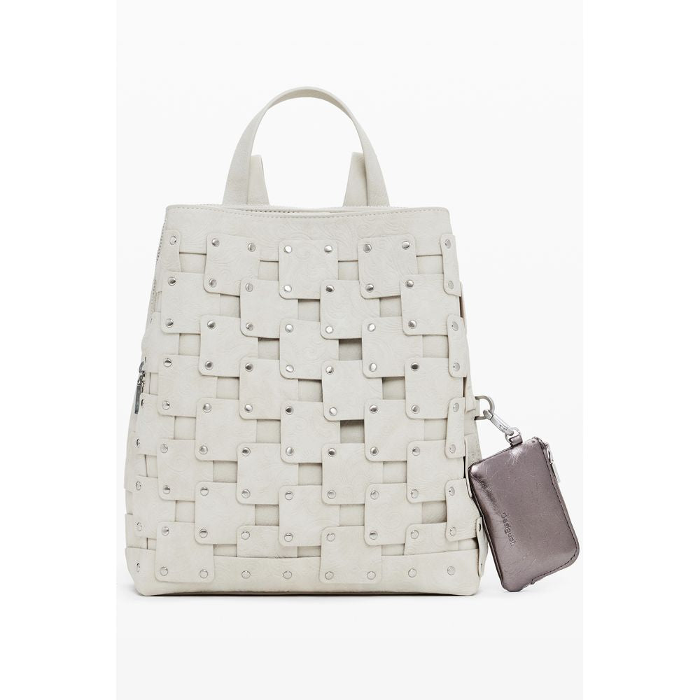 Desigual Beige Polyethylene Backpack