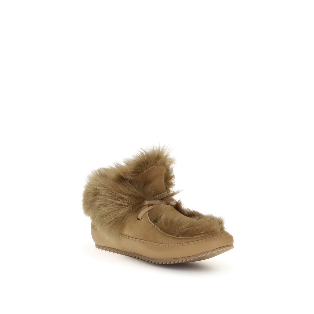 Pedro García Furry Ankle Boots