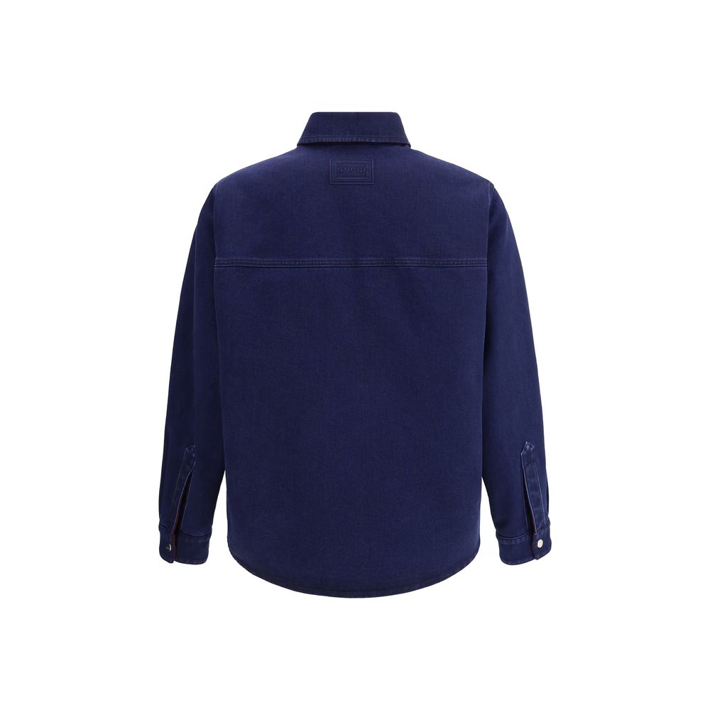 Gucci Denim and flanel Reversible Shirt