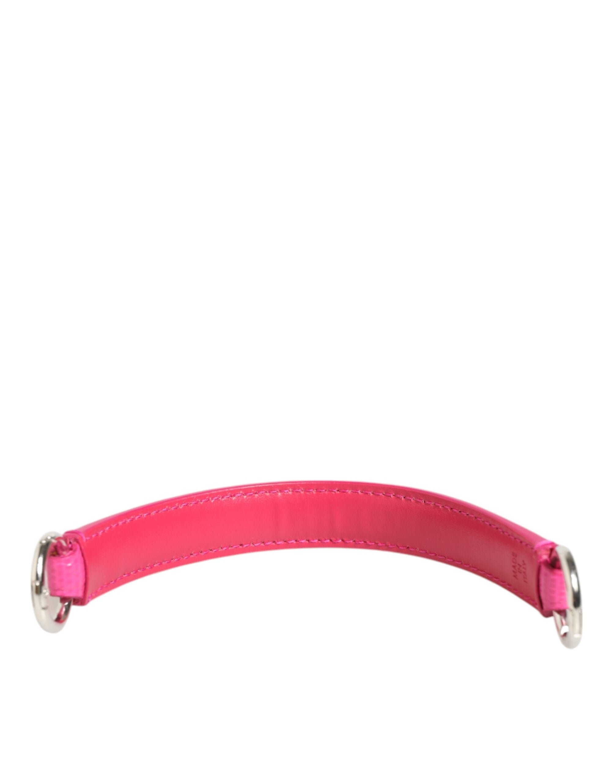Correa de hombro para mujer de piel rosa adornada de Dolce & Gabbana