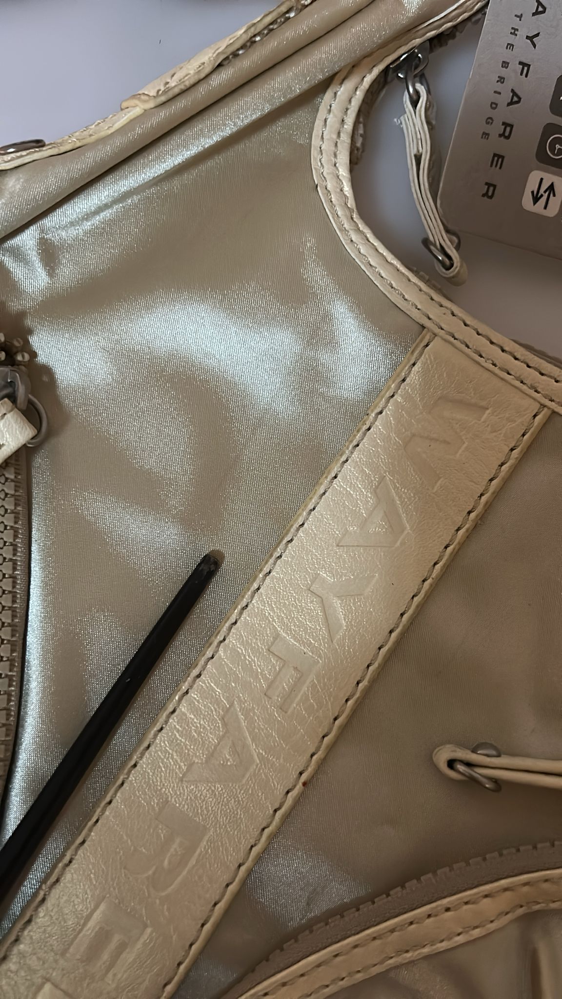 WAYFARER Chic White Fabric Shoulder Bag - Perfect for Any Occasion