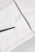 Dolce & Gabbana Off White Cotton Stretch Slim Fit Denim Jeans