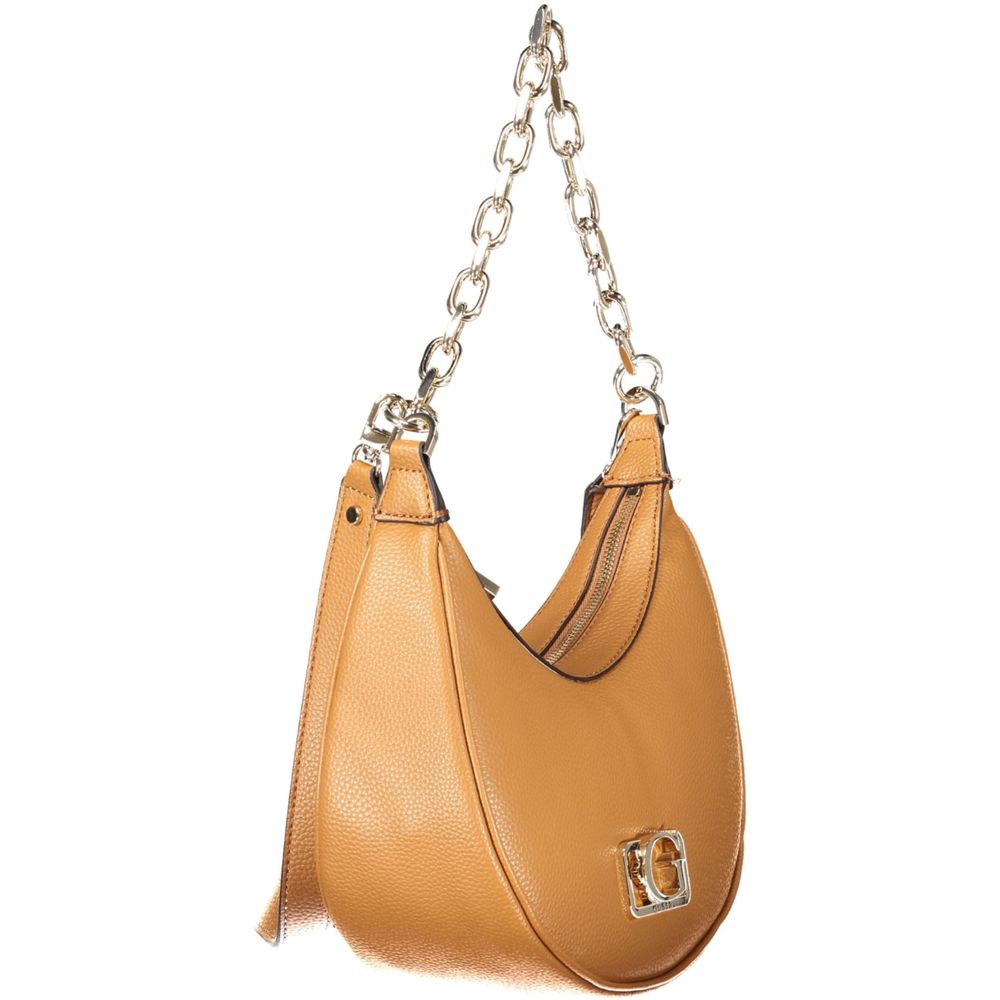 Guess Jeans Brown Polyethylene Handbag