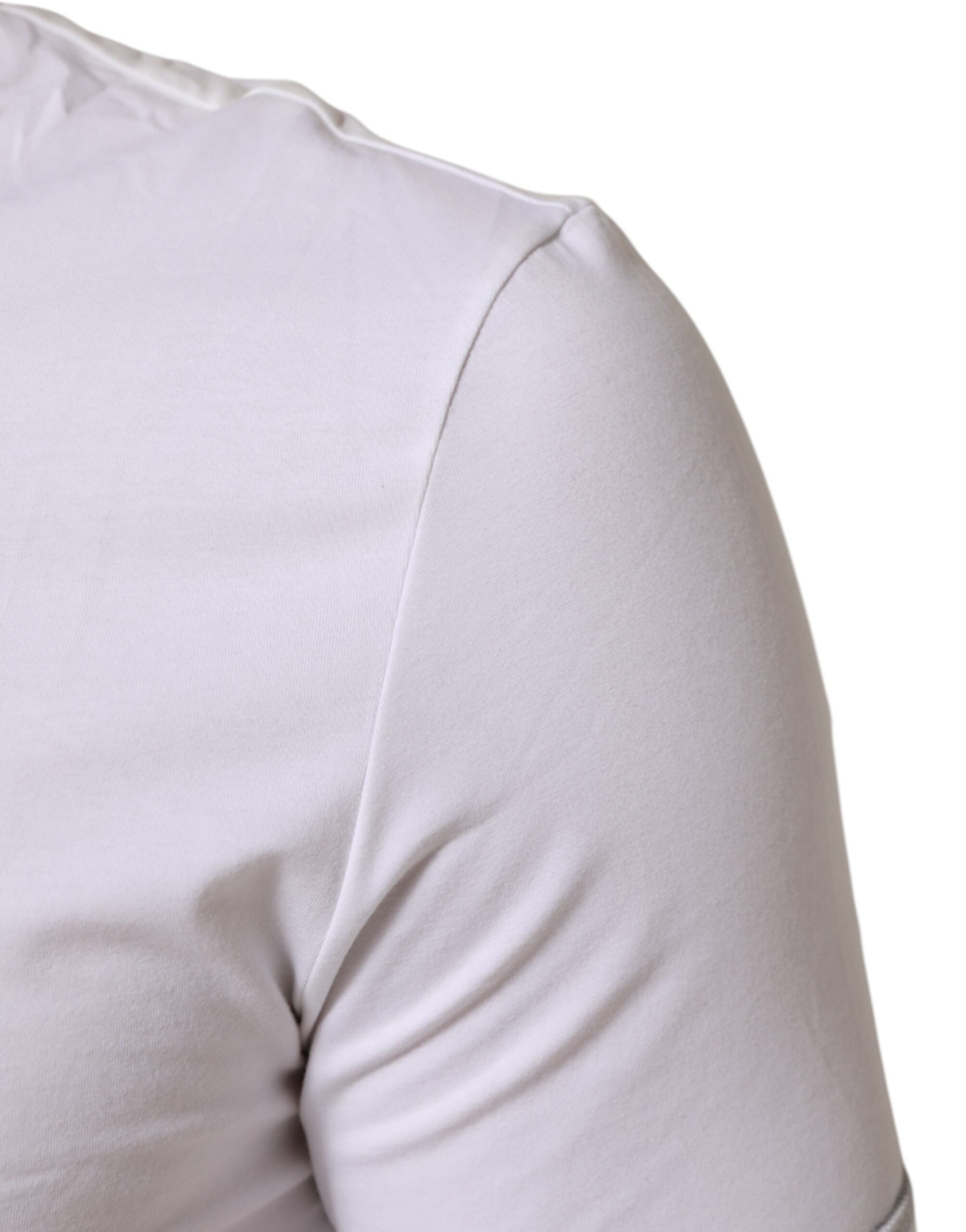 Dolce & Gabbana White Cotton Round Neck Men Underwear T-shirt