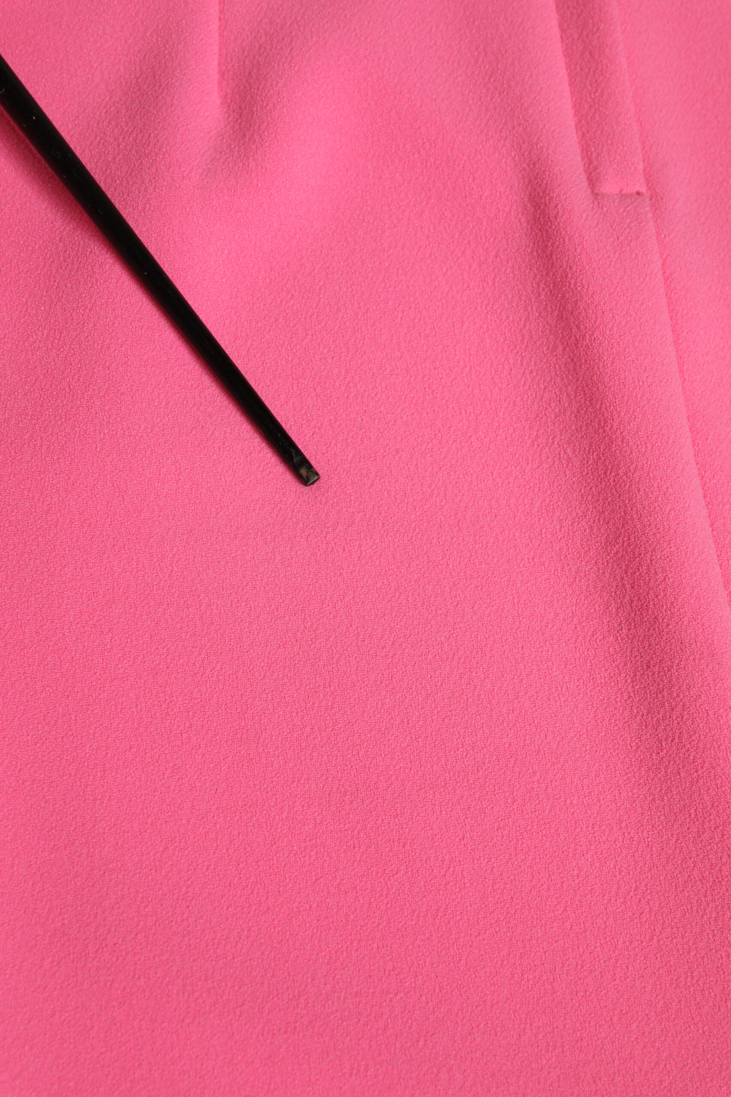 Vestido midi entallado de manga larga de poliéster rosa de Dolce & Gabbana