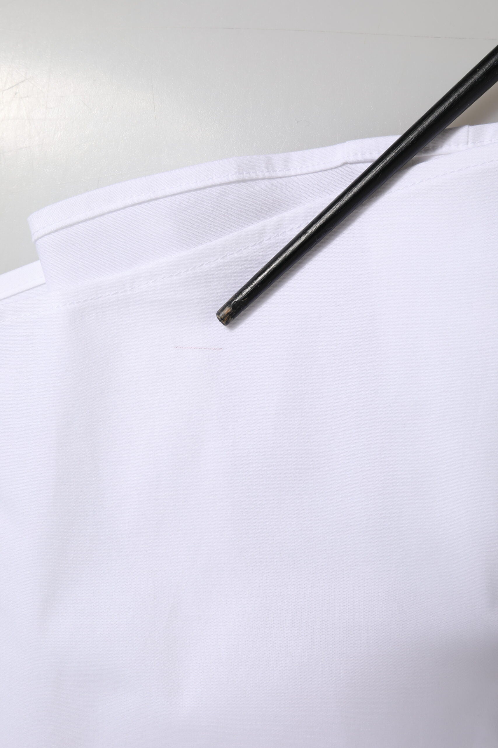 Dolce & Gabbana Camisa/Top formal blanca de algodón con cuello