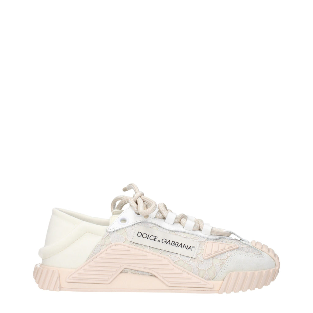 Dolce & Gabbana Gray Fabric Sneakers