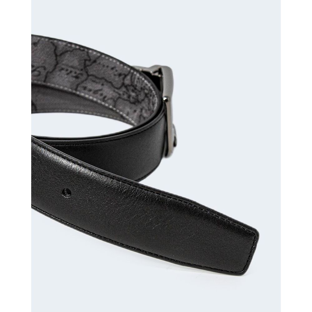 Alviero Martini Prima Classe Black Leather Belt