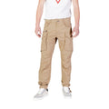 Replay Beige Cotton Relaxed Fit Jean