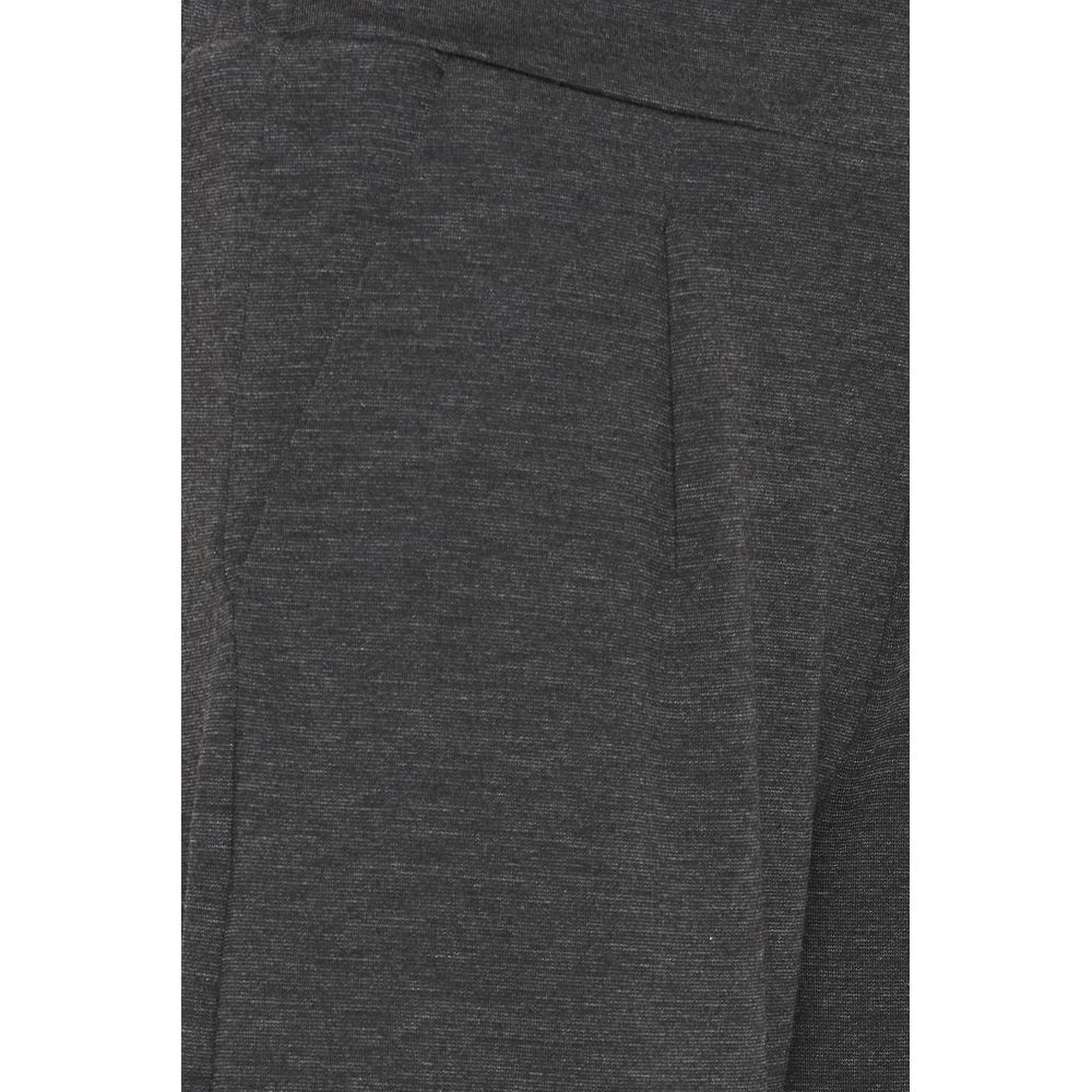 ICHI Gray Recycled Polyester Pant