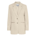 ICHI Beige Recycled Polyester Blazer