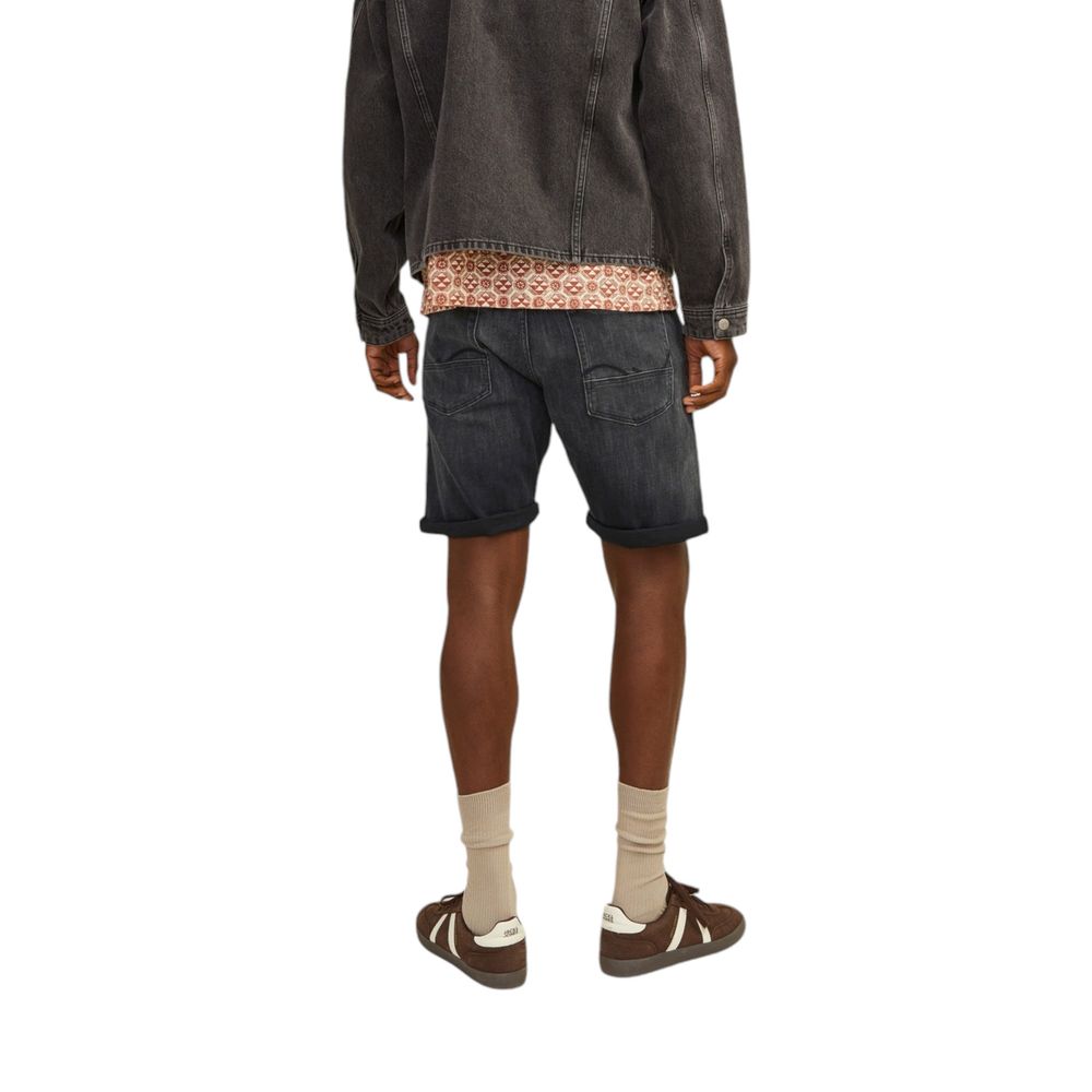 Bermudas de Algodón Negro Jack Jones