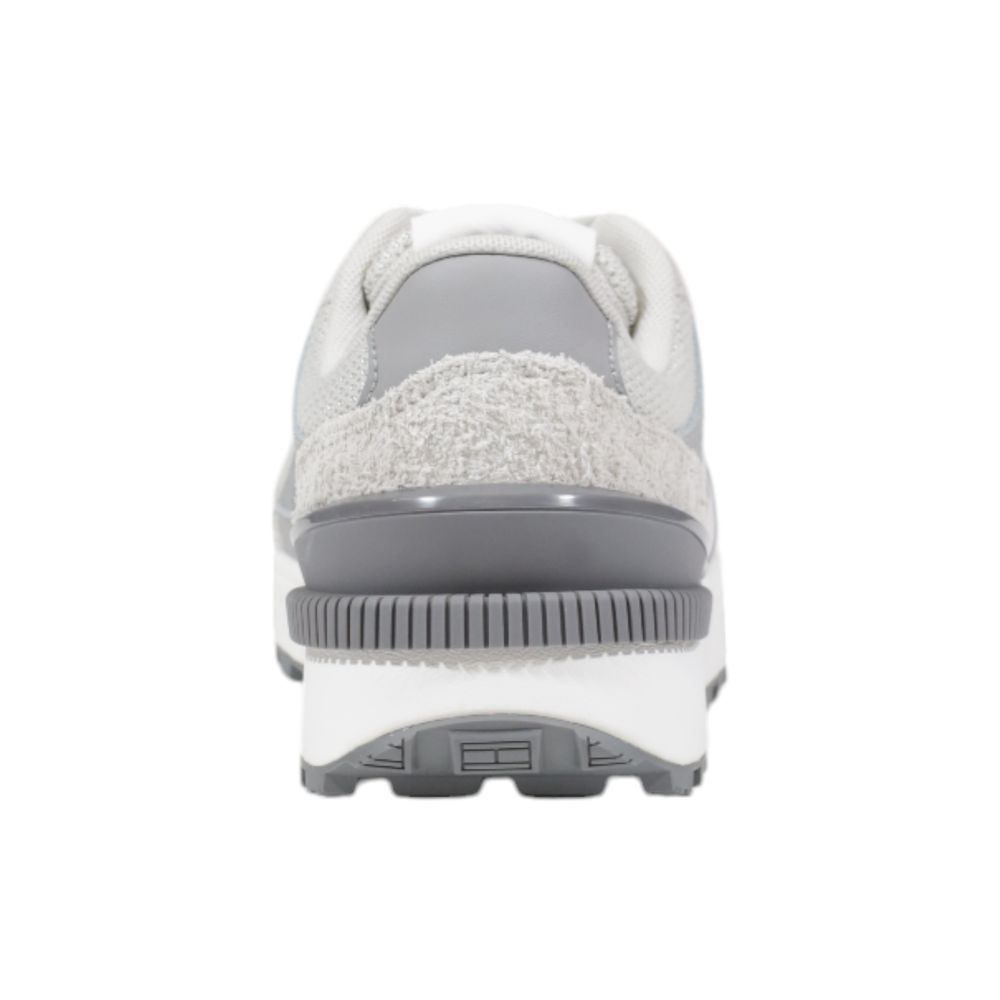 Tommy Hilfiger Jeans Gray Suede Leather Sneaker