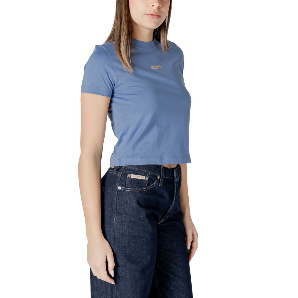 Calvin Klein Jeans Light Blue Recycled Cotton T-Shirt