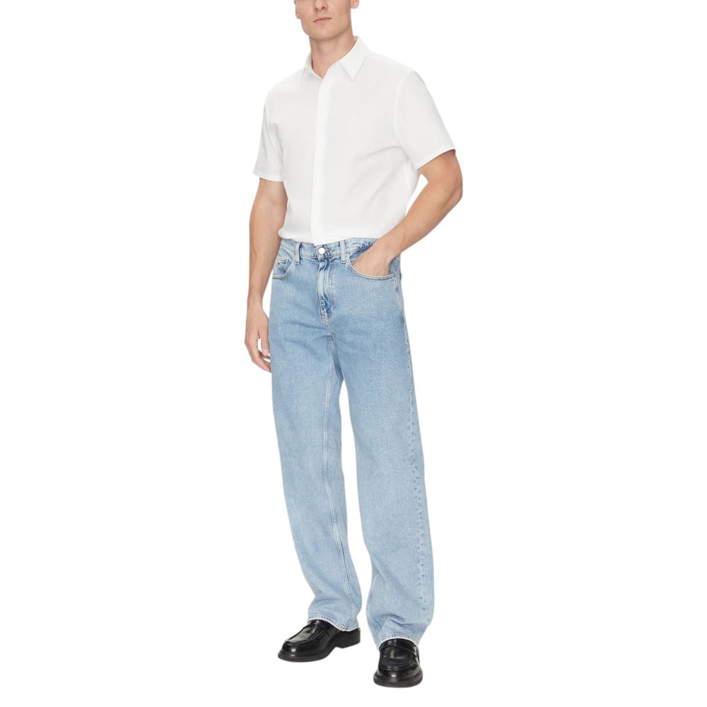 Calvin Klein White Organic Cotton Shortsleeve