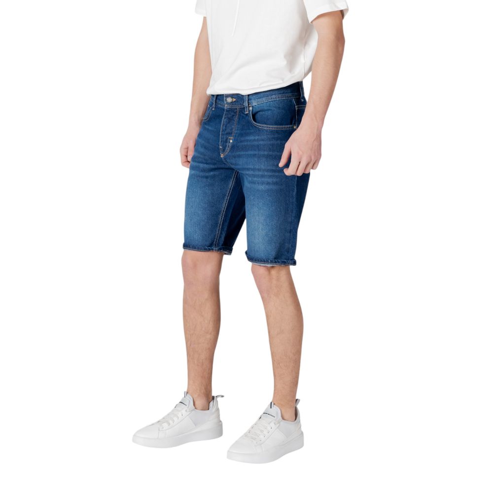 Antony Morato Blue Cotton Bermuda