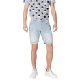 Antony Morato Light Blue Cotton Bermuda