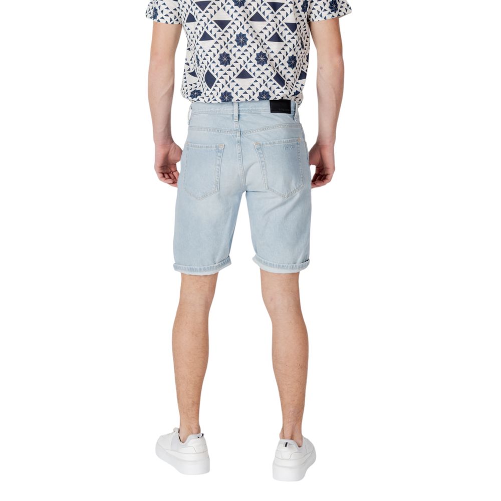 Antony Morato Light Blue Cotton Bermuda