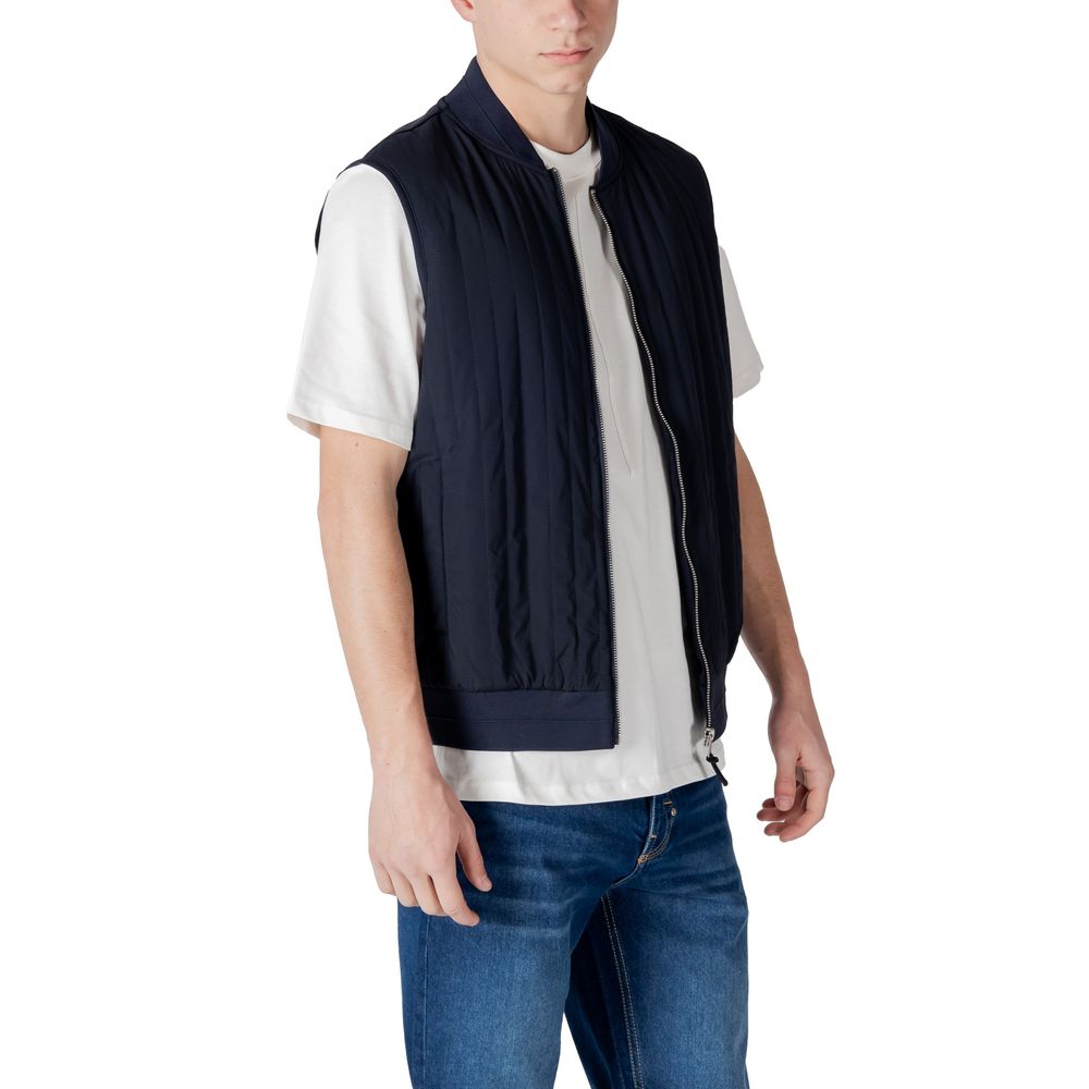 Antony Morato Blue Cotton Jackets & Coat