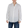 Camisa de lino blanca Armani Exchange