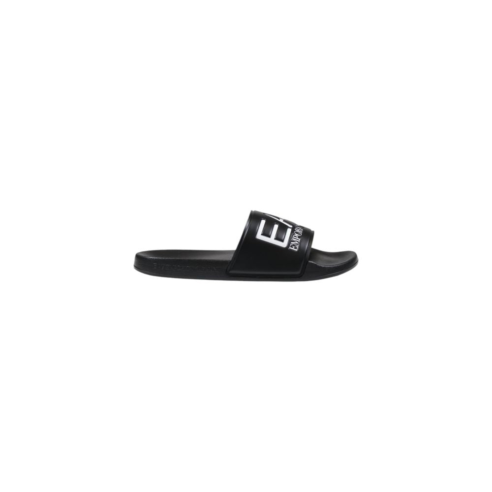 EA7 Emporio Armani Black And White Pvc Slipper