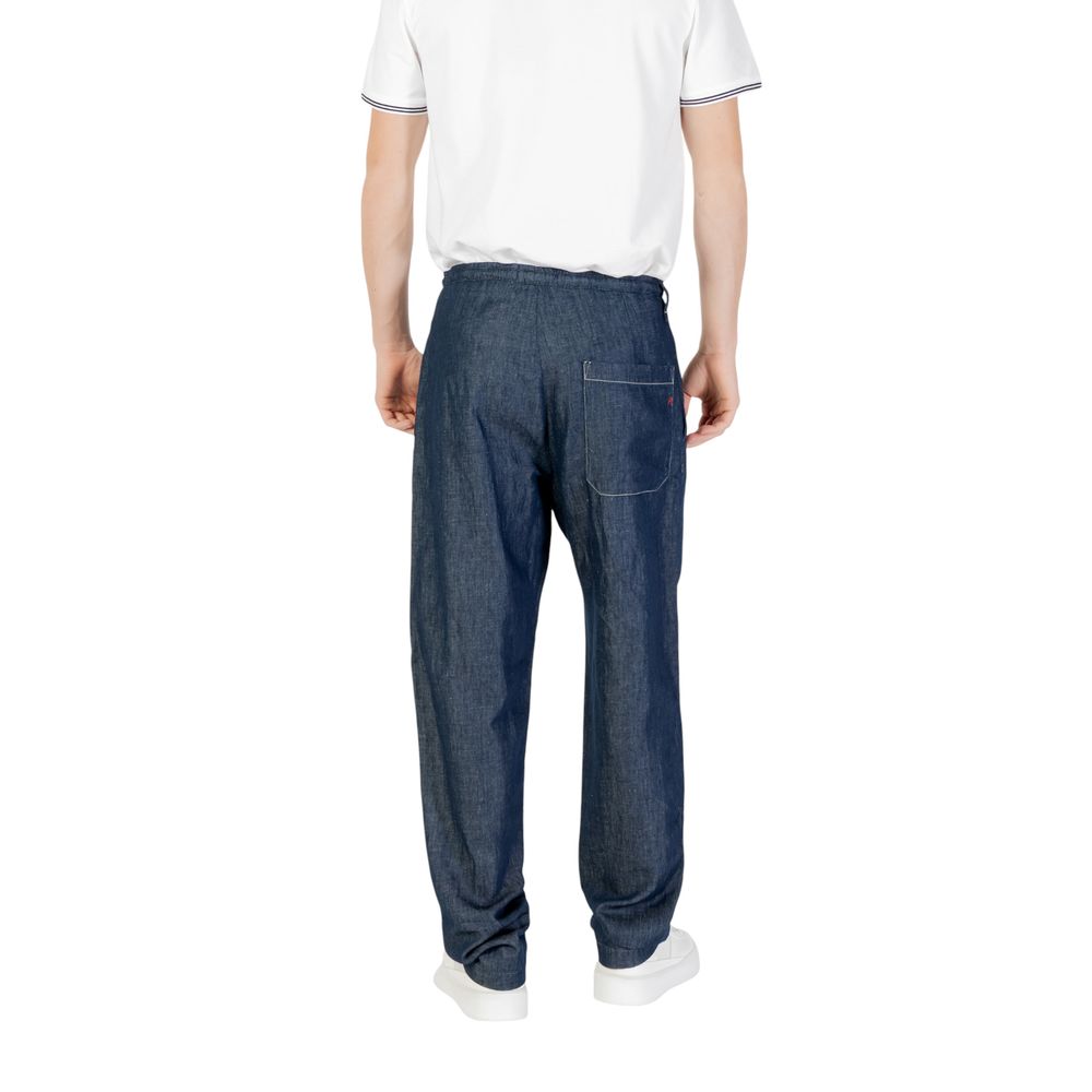 Pantalones de Algodón Replay Azules