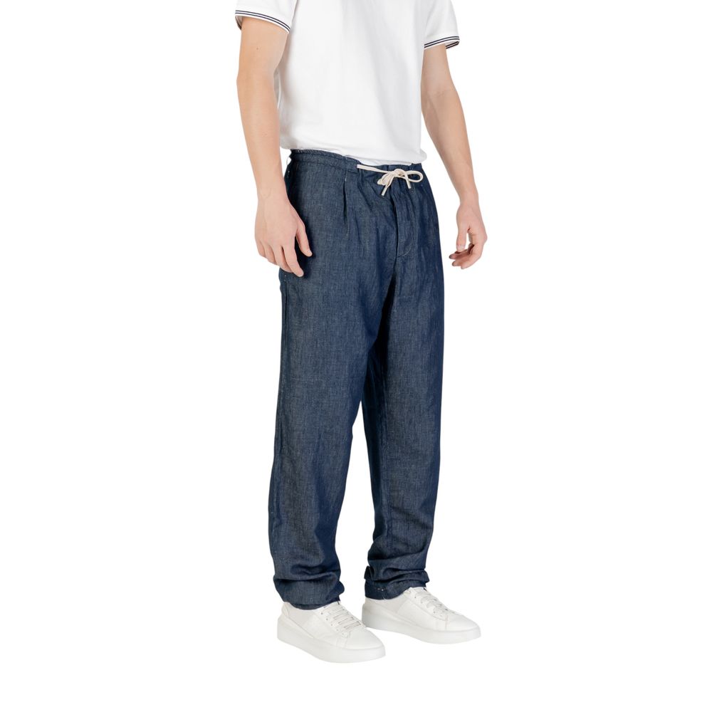 Pantalones de Algodón Replay Azules